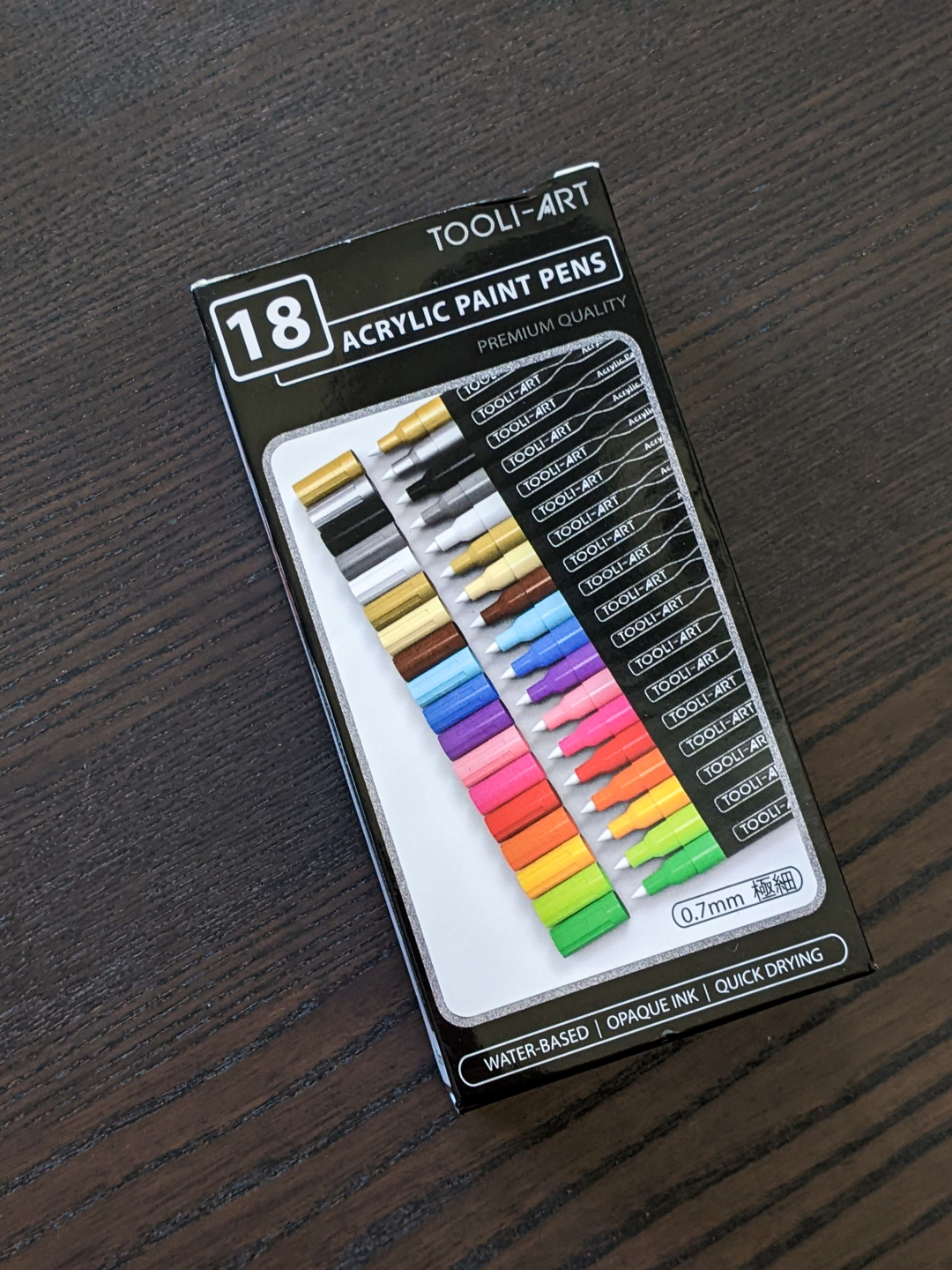 Swatching out Tooli Art Acrylic Paint Pens and how I've been using them